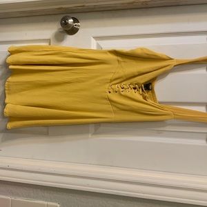 Mini yellow dress